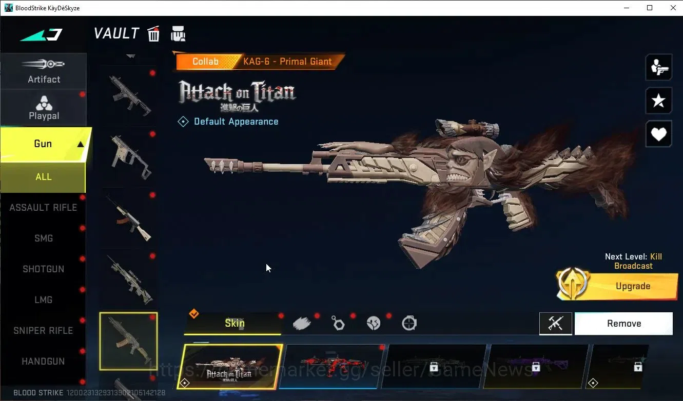 Blood Strike Accounts ASIA|ETERNAL Desert Eagle Scorpius+EVO FAL Draco+C image 4