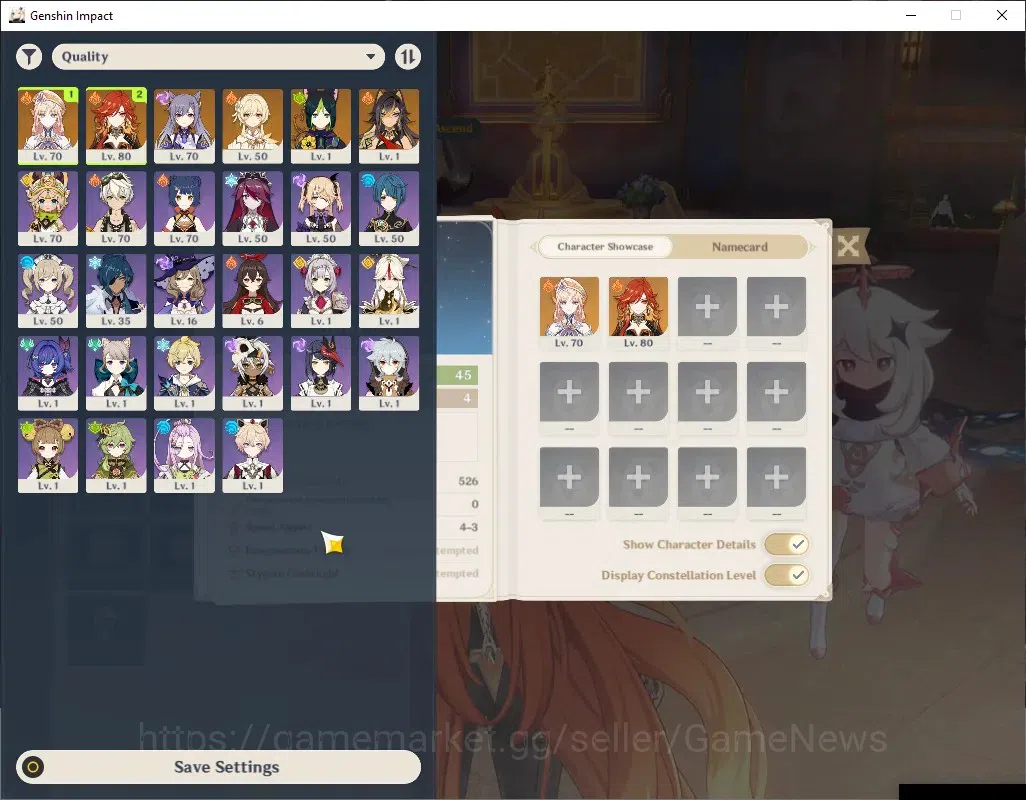 Genshin Impact Accounts Starter Asia|AR 45|3 Limited + 3 (*5 Standard) + 1 (*5 Weapon)| Nicole + Signature & Mavuika 1