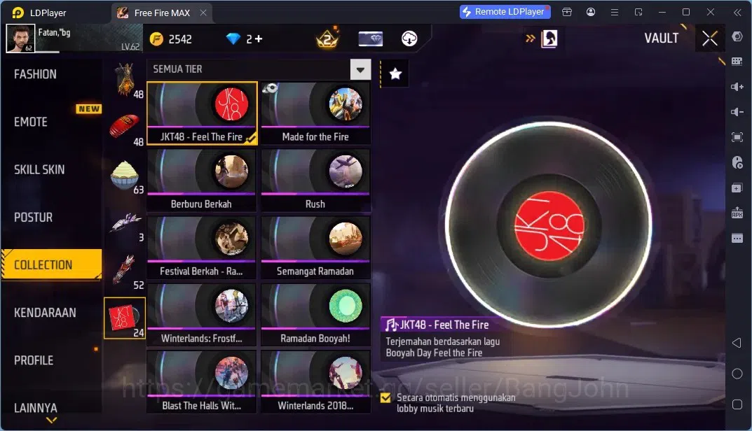 Free Fire Accounts Indonesia | 1 EVO (FAMAS-Demonic Grin Lv.5)| M1887-Mamba Gnaw| JJK Bundle, And More | Check SS FF811B 18