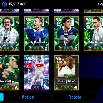 eFootball Accounts Legends & Iconic Players Mobile|PW 3175|Lamine Yamal BigT,Diego Forlan Epic,Gabriel Batistuta Epic,Eden