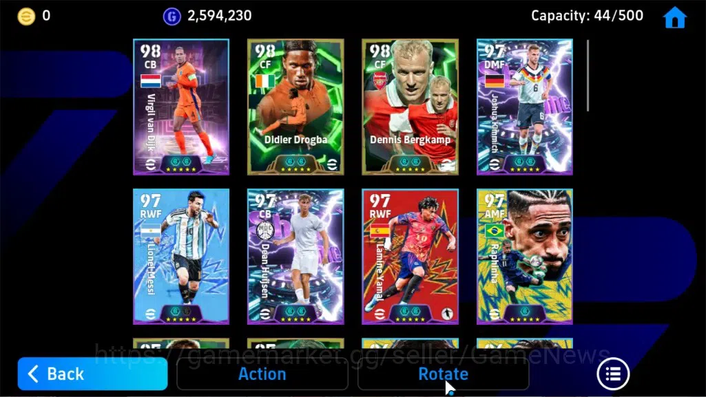 eFootball Accounts Legends & Iconic Players Android|Epic Drogba,Dennis Bergkamp,Gerrard,Wayne Rooney,ShowTime Virgil van 4