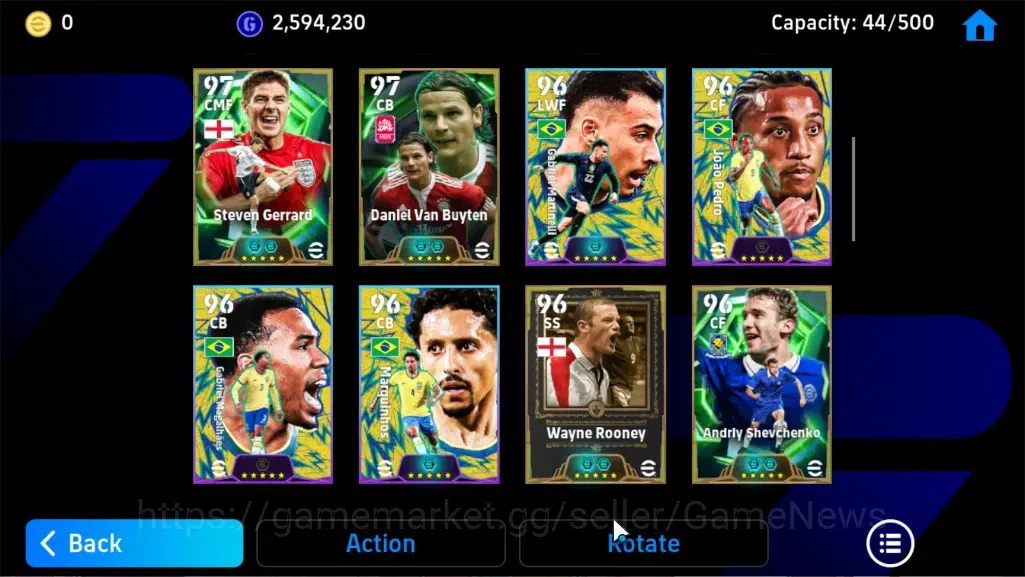 eFootball Accounts Legends & Iconic Players Android|Epic Drogba,Dennis Bergkamp,Gerrard,Wayne Rooney,ShowTime Virgil van 5