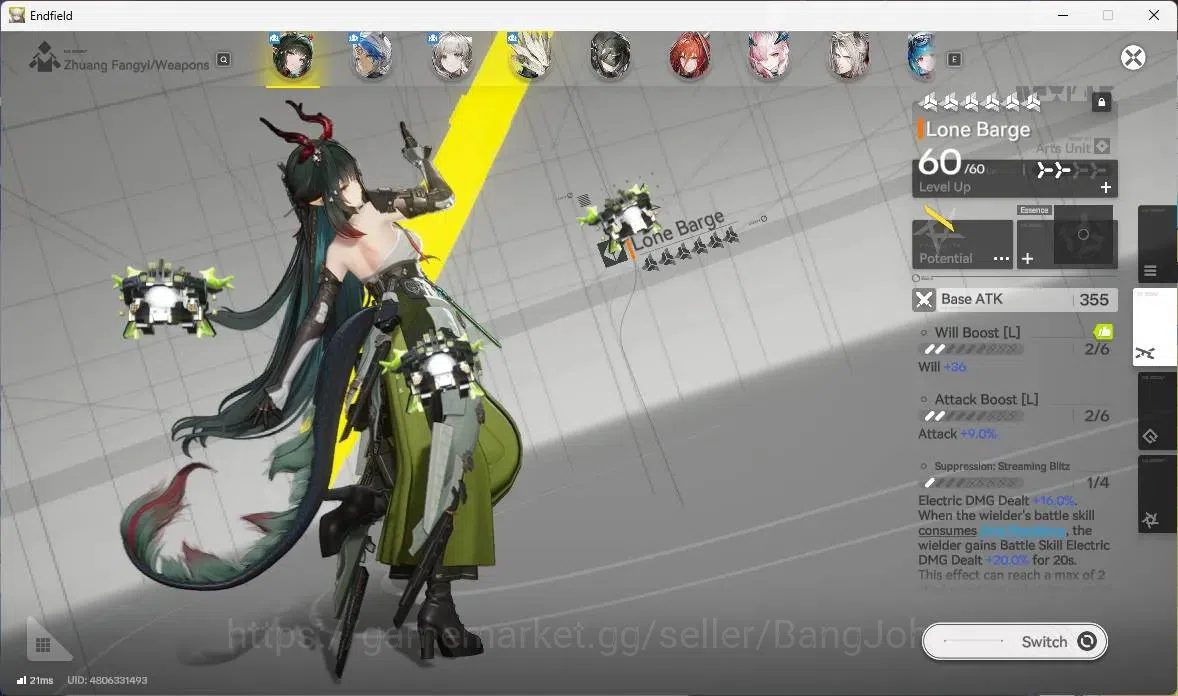 Arknights: Endfield Accounts Asia | Lv 50 | 3 Limit |Zhuang Fangyi+Sign,Mi Fu,Y image 4