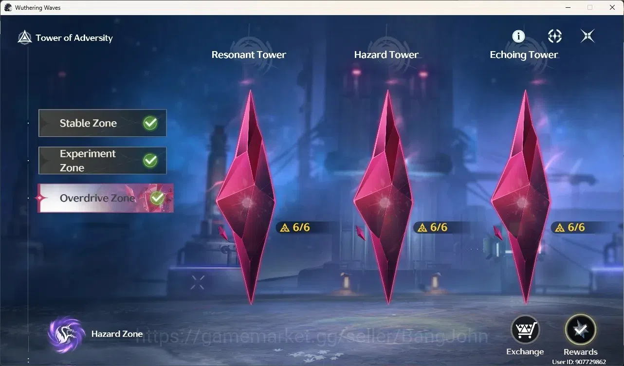 Wuthering Waves Accounts Starter SEA|UL 49|Rank 5| 4 Char Limited[Yangyagn:Xuanling,Lynae]+Sign,Shorekeeper,Rebecca 3