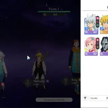 The Seven Deadly Sins: Origin Accounts [EU] Lv 2 Fresh Starter | 3 SSR | Meliodas, King, Guila & 4 SR|Act 1 Story|Log