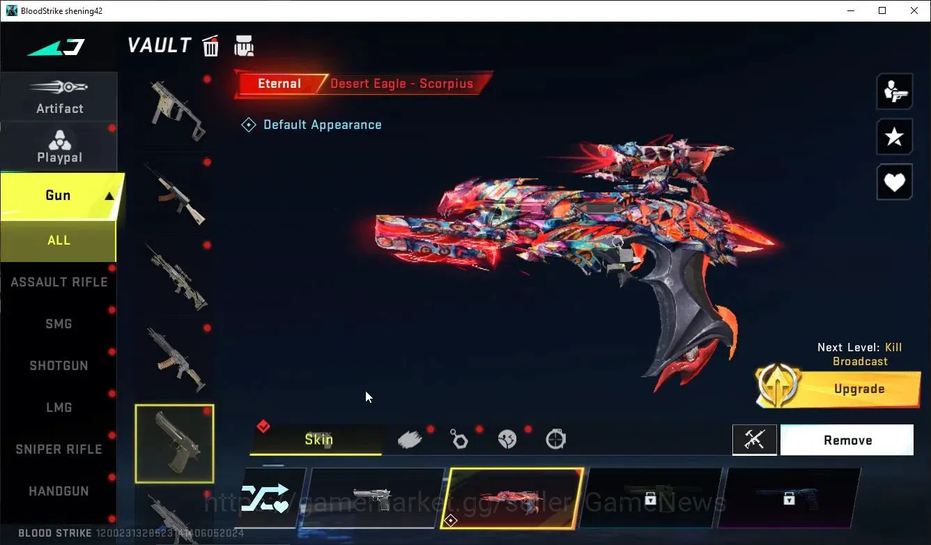 Blood Strike Accounts ASIA|ETERNAL DeAgle+Collab TR FN2000,Takemichi,7DS image 13