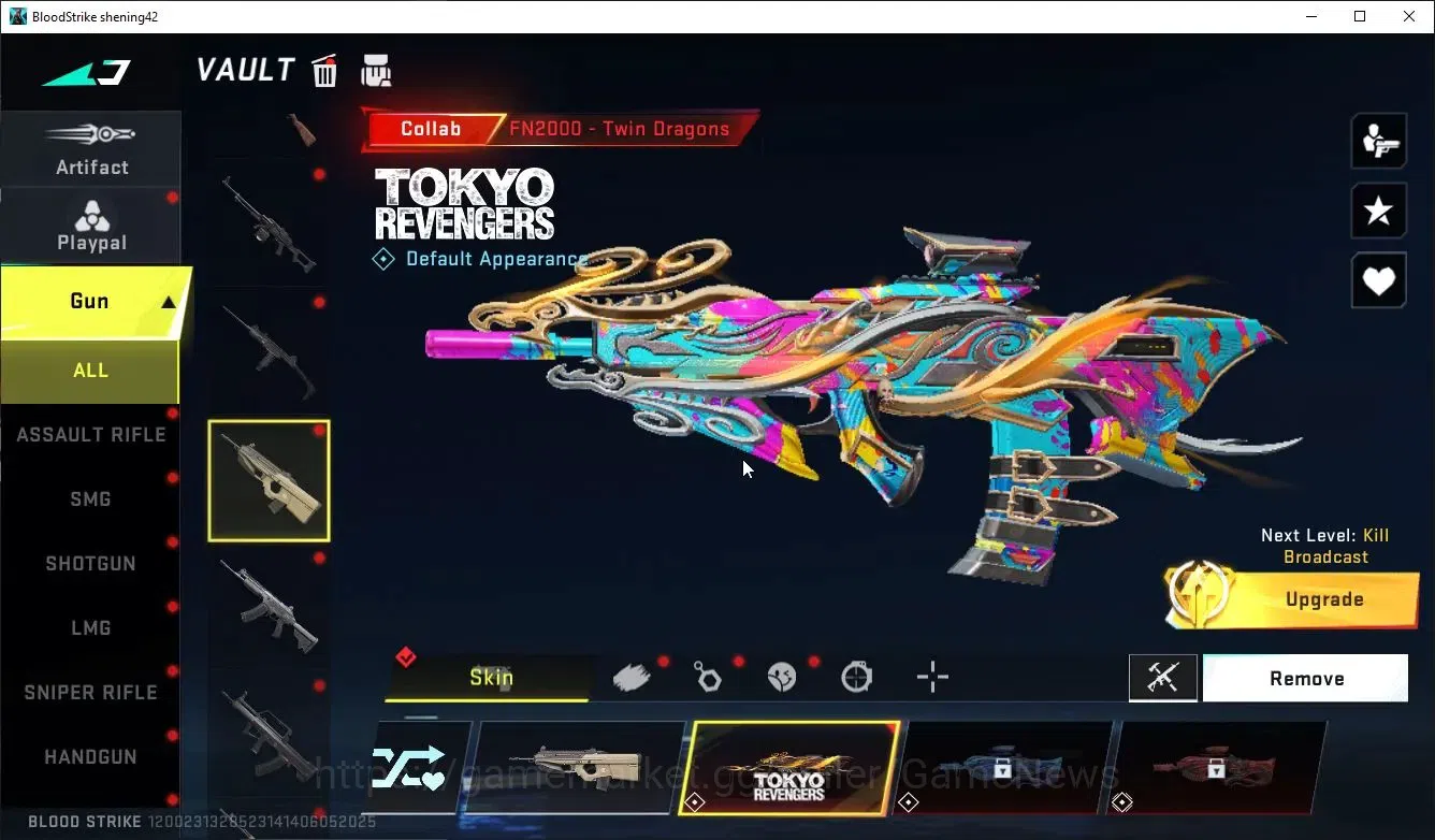 Blood Strike Accounts ASIA|ETERNAL DeAgle+Collab TR FN2000,Takemichi,7DS image 15
