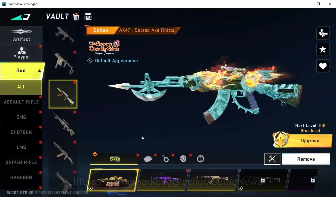 Blood Strike Accounts ASIA|ETERNAL DeAgle+Collab TR FN2000,Takemichi,7DS image 16