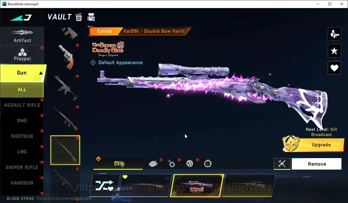 Blood Strike Accounts ASIA|ETERNAL DeAgle+Collab TR FN2000,Takemichi,7DS image 17