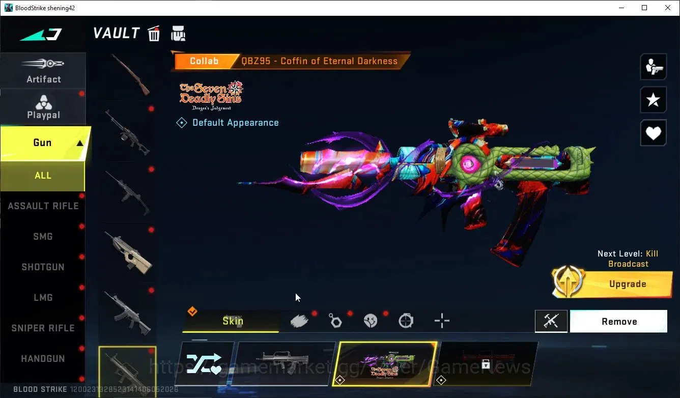 Blood Strike Accounts ASIA|ETERNAL DeAgle+Collab TR FN2000,Takemichi,7DS image 18