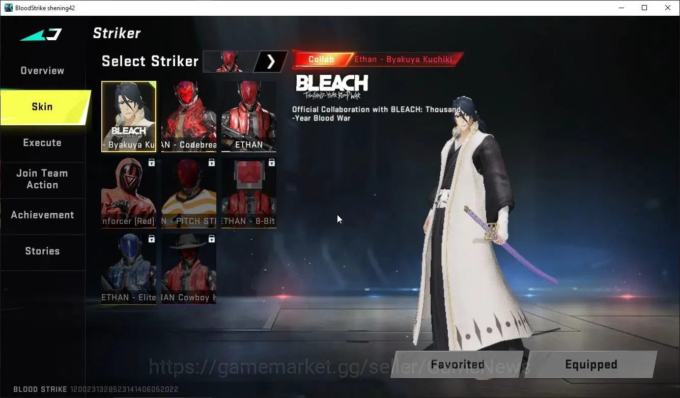 Blood Strike Accounts ASIA|ETERNAL DeAgle+Collab TR FN2000,Takemichi,7DS image 5