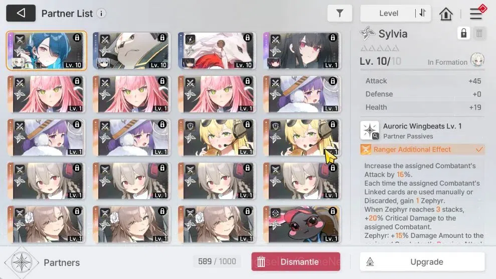 Chaos Zero Nightmare Accounts ASIA|Lv 53|6 SSR[(Heidemarie+Sign,Nine,Haru,Rin,Or image 11