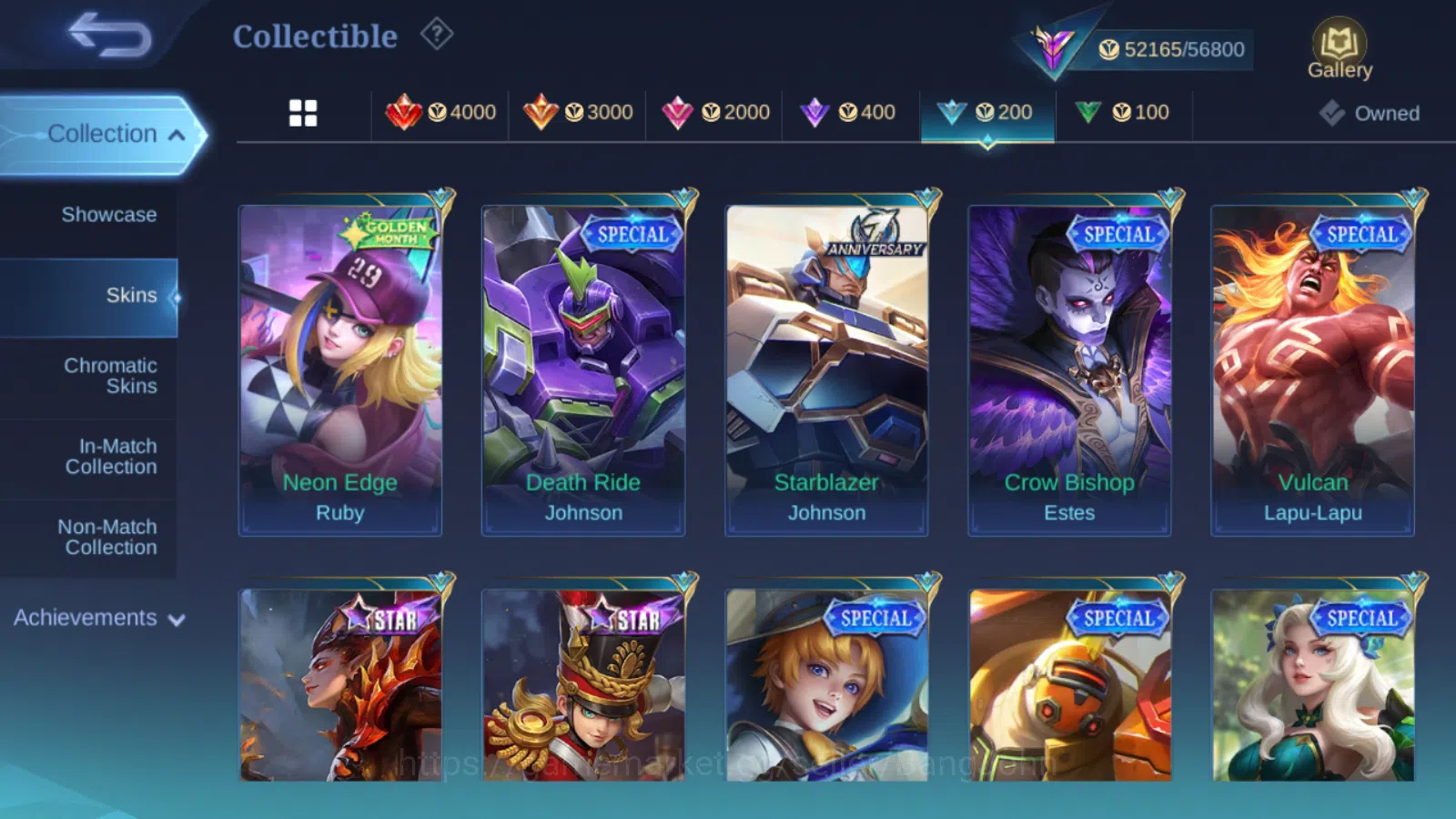 Mobile Legends: Bang Bang Accounts Hero 131 | skin 258 | kof karina | star annual kag image 14