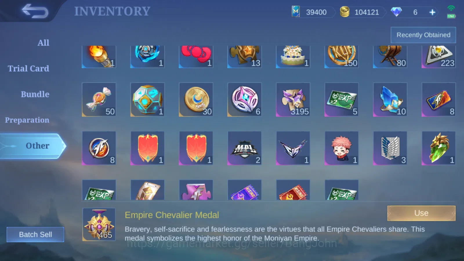 Mobile Legends: Bang Bang Accounts Hero 131 | skin 258 | kof karina | star annual kag image 15