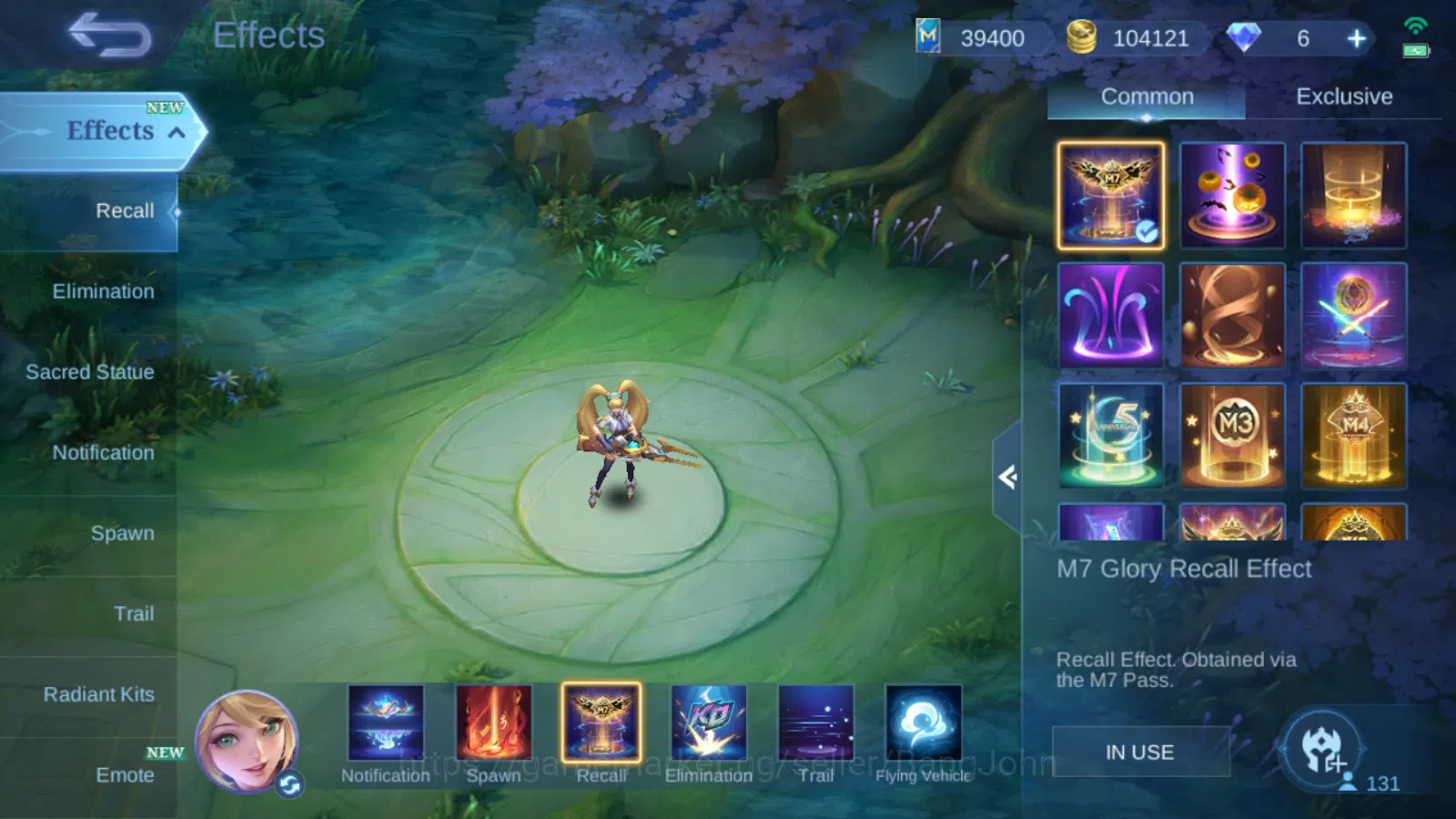 Mobile Legends: Bang Bang Accounts Hero 131 | skin 258 | kof karina | star annual kag image 4