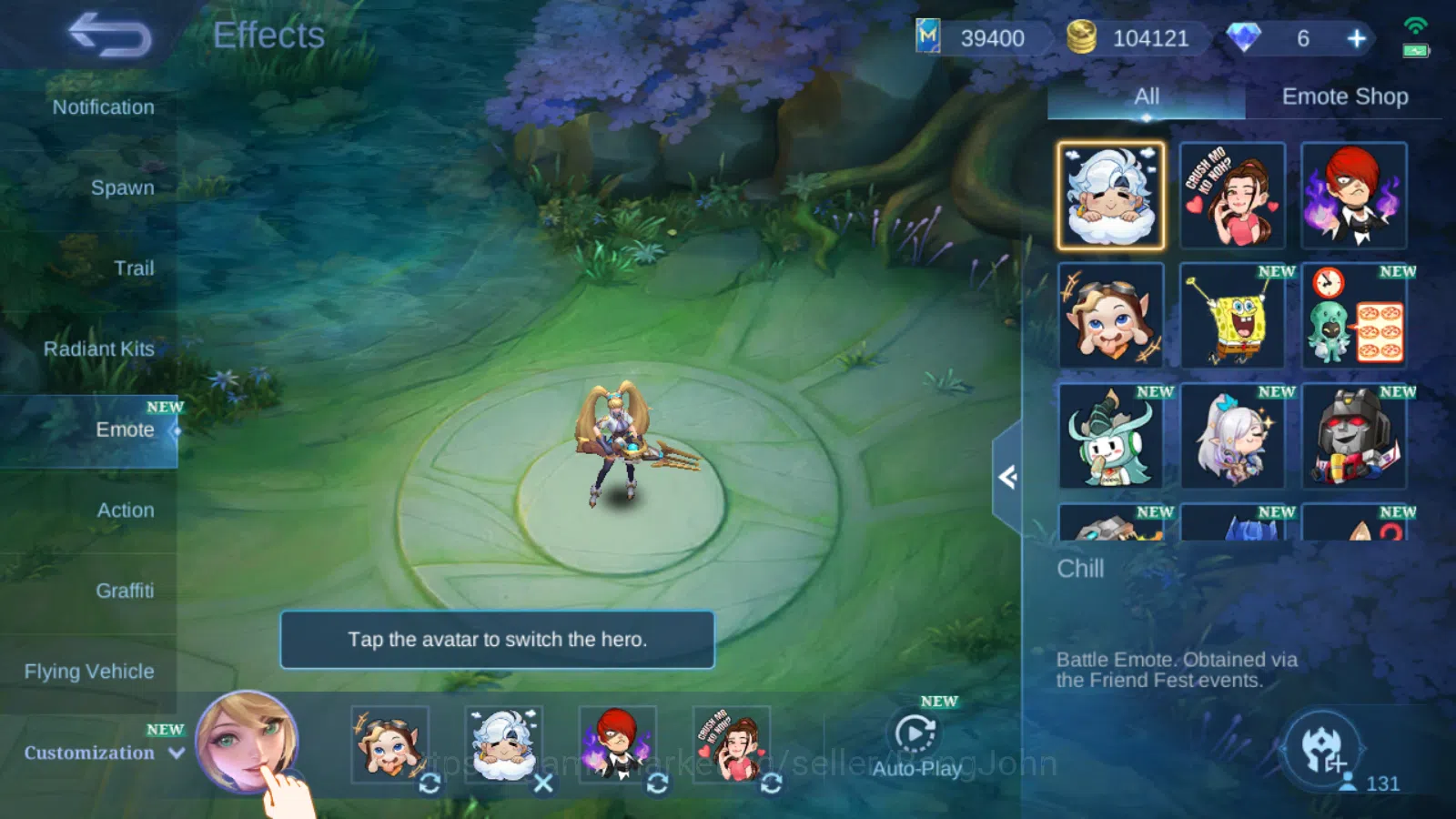 Mobile Legends: Bang Bang Accounts Hero 131 | skin 258 | kof karina | star annual kag image 5
