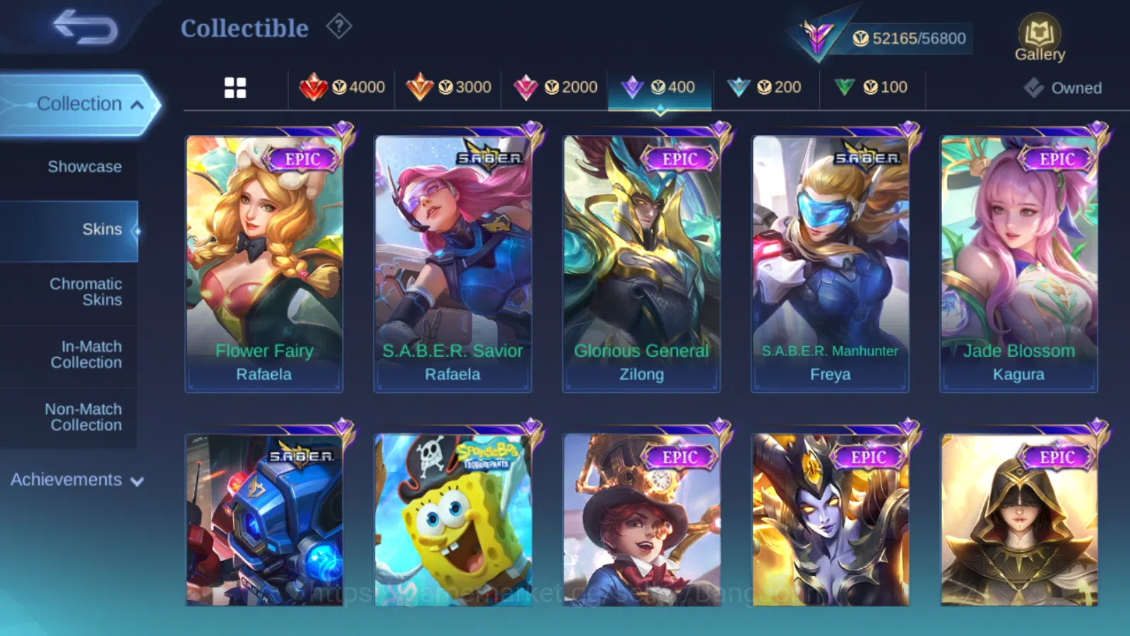 Mobile Legends: Bang Bang Accounts Hero 131 | skin 258 | kof karina | star annual kag image 9