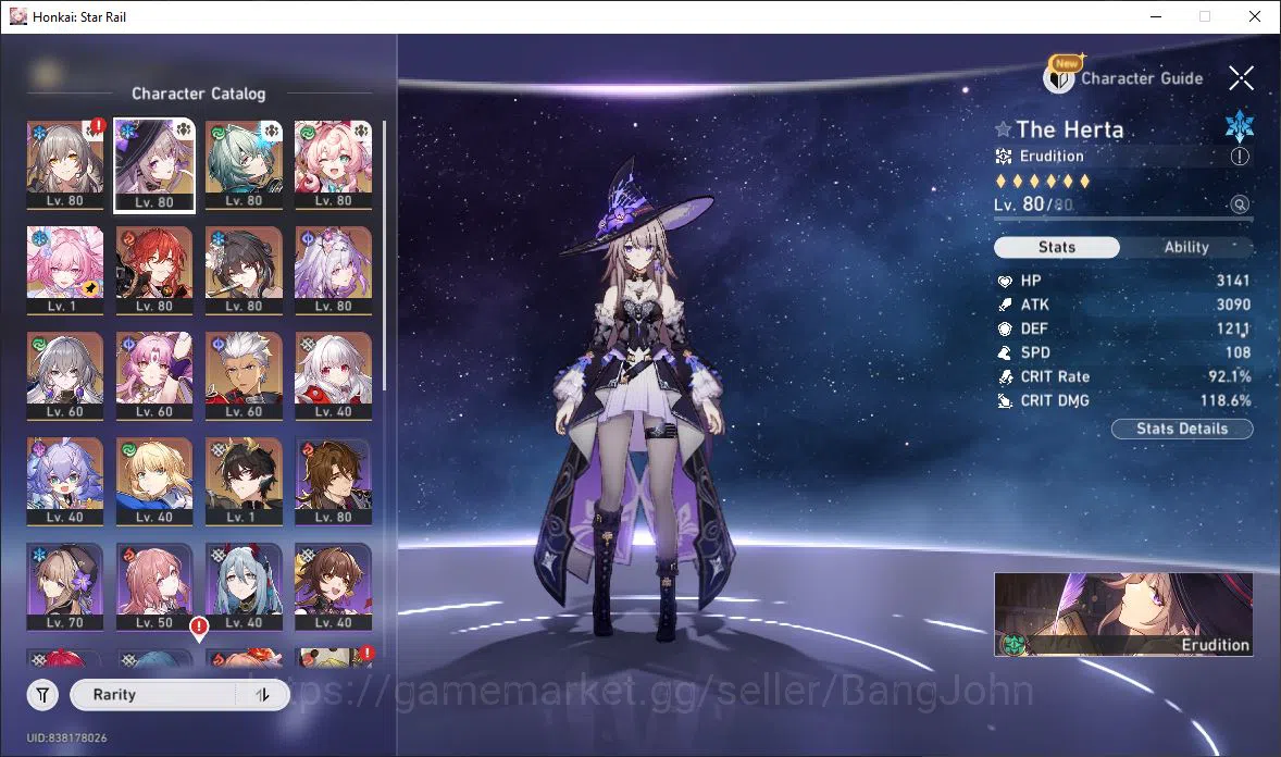 Honkai Star Rail Accounts [ASIA] TL 70 | 15 Limit | Toshi | The Herta | Anax image 14