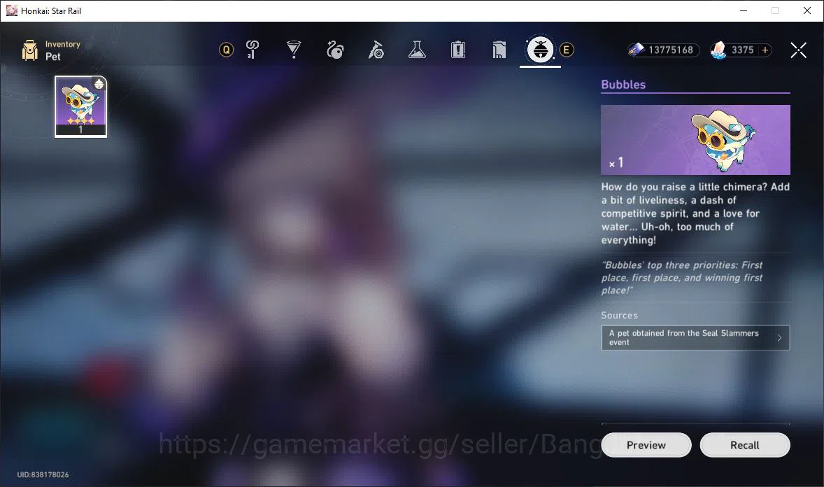 Honkai Star Rail Accounts [ASIA] TL 70 | 15 Limit | Toshi | The Herta | Anax image 3