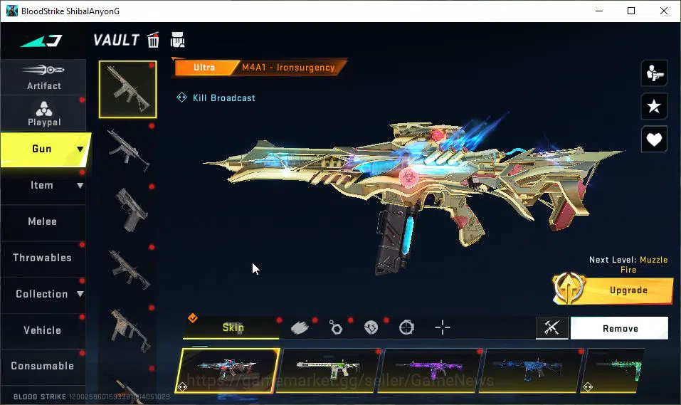 Blood Strike Accounts ASIA|3 ETERNAL [MP5 Lv3,KAG-6 Lv2,QBZ95 Lv3]|4 ULT image 13