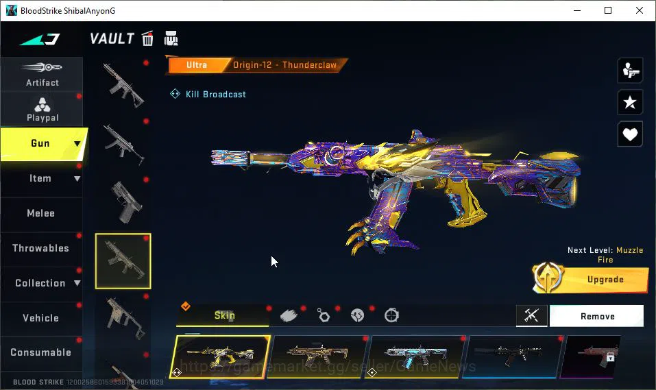 Blood Strike Accounts ASIA|3 ETERNAL [MP5 Lv3,KAG-6 Lv2,QBZ95 Lv3]|4 ULT image 14