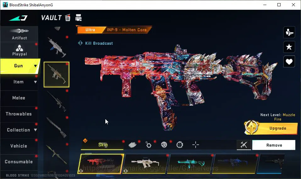 Blood Strike Accounts ASIA|3 ETERNAL [MP5 Lv3,KAG-6 Lv2,QBZ95 Lv3]|4 ULT image 15