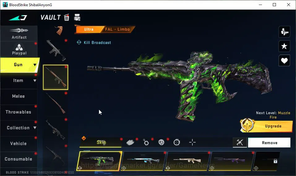 Blood Strike Accounts ASIA|3 ETERNAL [MP5 Lv3,KAG-6 Lv2,QBZ95 Lv3]|4 ULT image 17