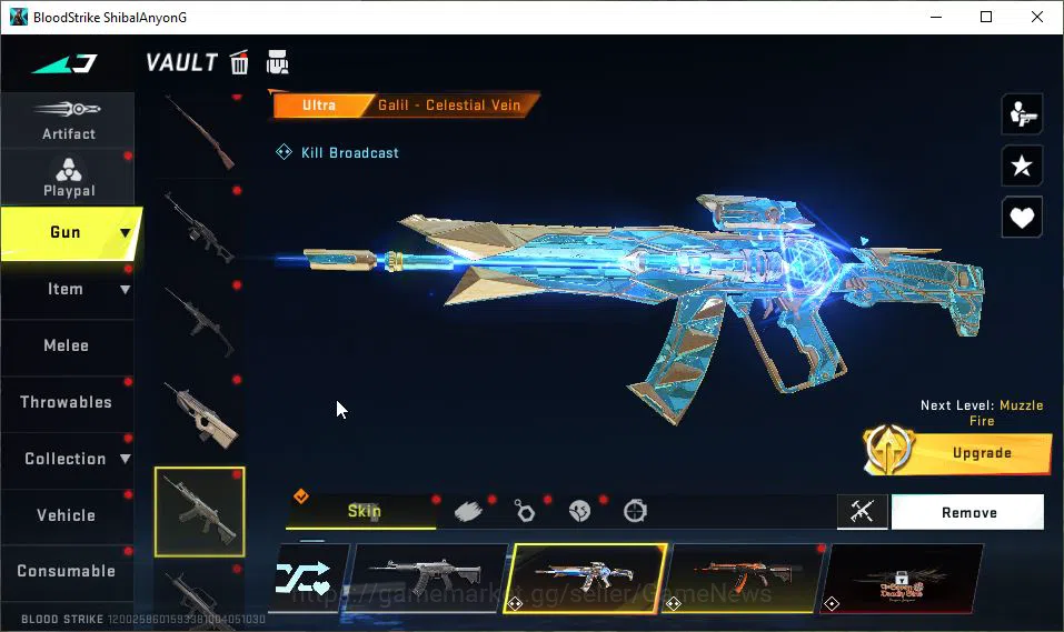 Blood Strike Accounts ASIA|3 ETERNAL [MP5 Lv3,KAG-6 Lv2,QBZ95 Lv3]|4 ULT image 18