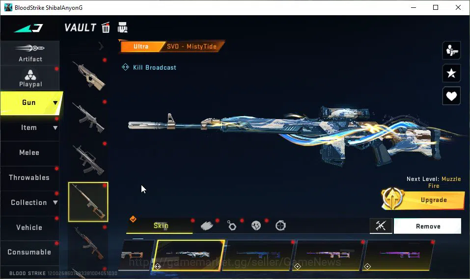Blood Strike Accounts ASIA|3 ETERNAL [MP5 Lv3,KAG-6 Lv2,QBZ95 Lv3]|4 ULT image 19