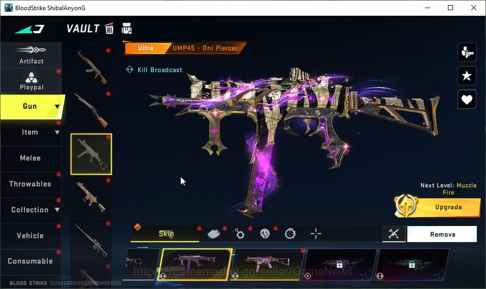 Blood Strike Accounts ASIA|3 ETERNAL [MP5 Lv3,KAG-6 Lv2,QBZ95 Lv3]|4 ULT image 20