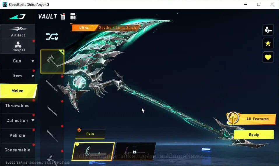 Blood Strike Accounts ASIA|3 ETERNAL [MP5 Lv3,KAG-6 Lv2,QBZ95 Lv3]|4 ULT image 3