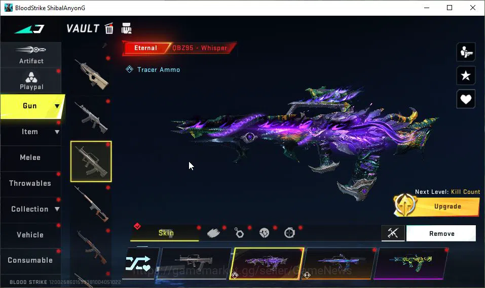 Blood Strike Accounts ASIA|3 ETERNAL [MP5 Lv3,KAG-6 Lv2,QBZ95 Lv3]|4 ULT image 9