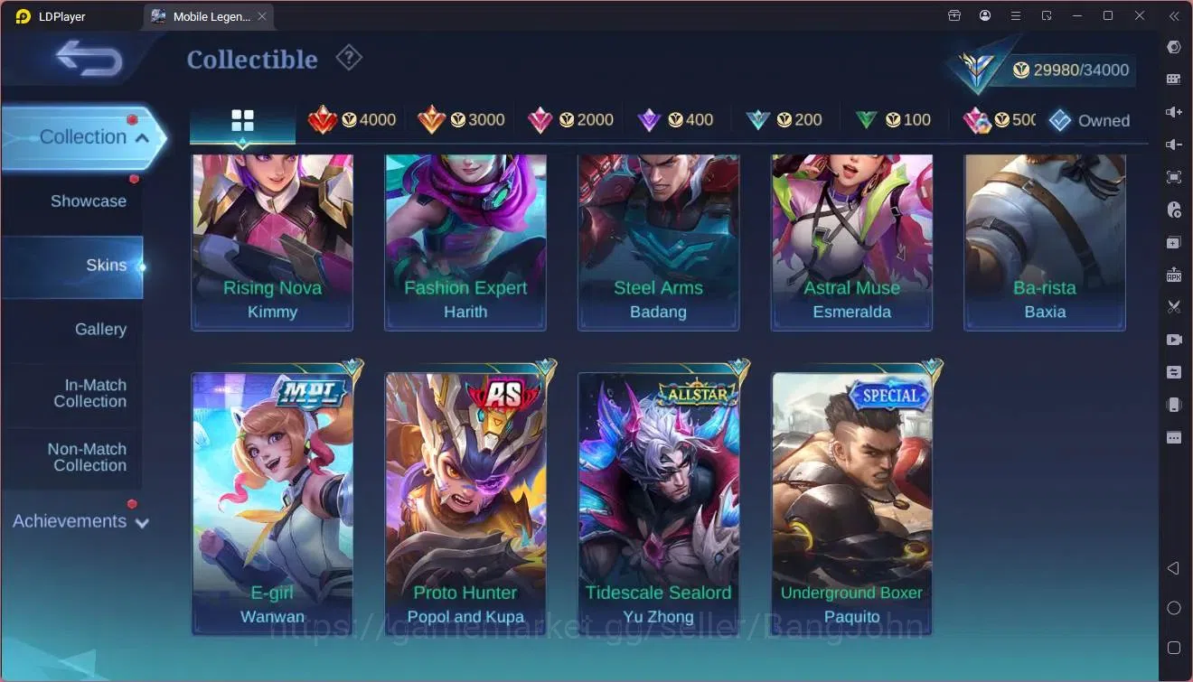 Mobile Legends: Bang Bang Accounts Global |Hero 92|Skin 143|Expert|Prime Granger|Meow image 16