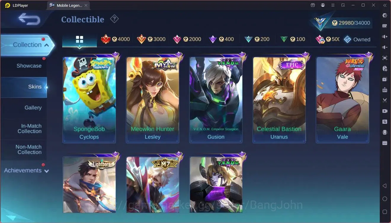 Mobile Legends: Bang Bang Accounts Global |Hero 92|Skin 143|Expert|Prime Granger|Meow image 9