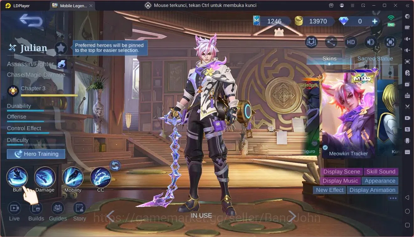 Mobile Legends: Bang Bang Accounts GlobalHero 92|Skin 132|Legend Lesley|CC Natalia|Sp image 3