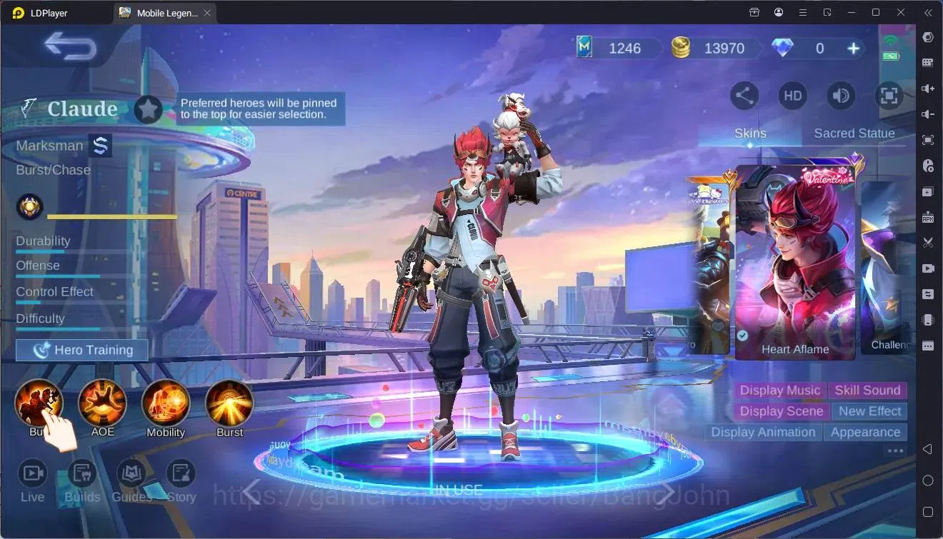 Mobile Legends: Bang Bang Accounts GlobalHero 92|Skin 132|Legend Lesley|CC Natalia|Sp image 6