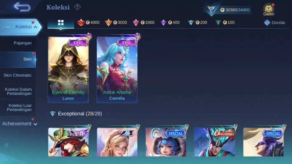 Mobile Legends: Bang Bang Accounts Collector Global|Skin 96|Expert III|Collector Natalia,Lightborn Tigreal,Blazing 9