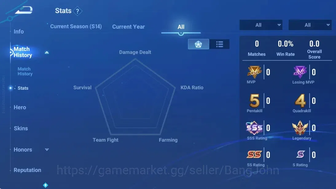 Honor of Kings Accounts Global | 9H 2S | 1 Legend Skin Selection Chest | T image 2