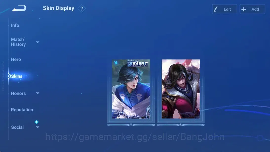 Honor of Kings Accounts Global | 9H 2S | 1 Legend Skin Selection Chest | T image 3