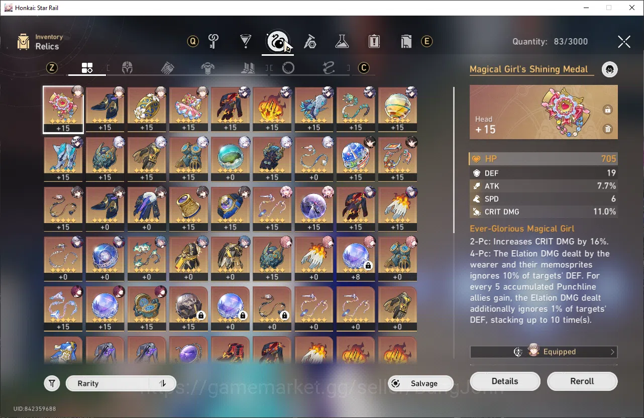 Honkai Star Rail Accounts ASIA | TL 61 | 5 Limit | Ashveil + Cruising S5 | Y image 5