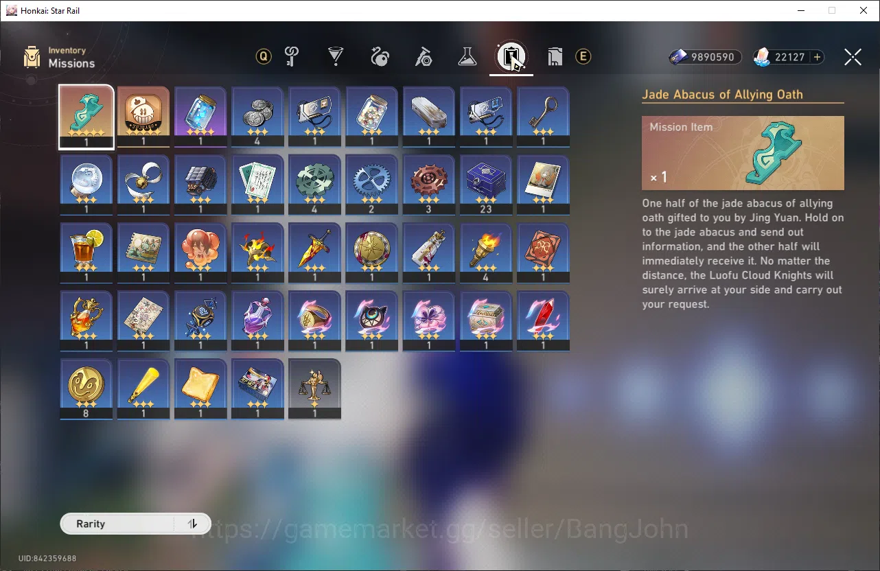 Honkai Star Rail Accounts ASIA | TL 61 | 5 Limit | Ashveil + Cruising S5 | Y image 8