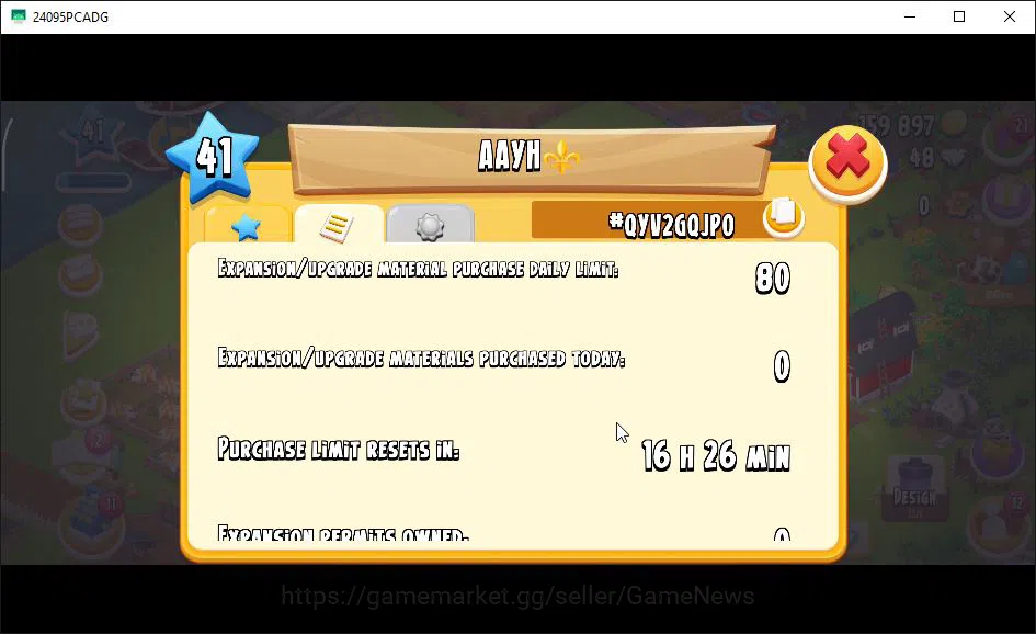 Hay Day Accounts Level 41 | Barn Storage 1100 + Silo Storage 625 |  image 10