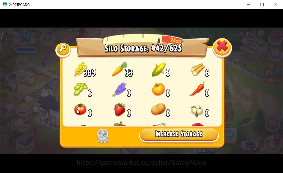Hay Day Accounts Level 41 | Barn Storage 1100 + Silo Storage 625 |  image 12