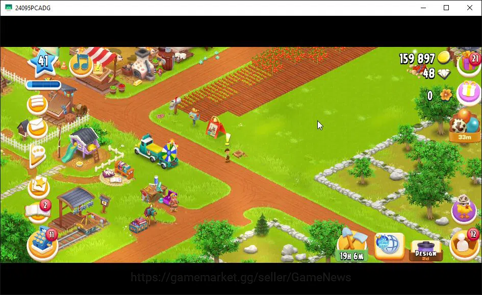 Hay Day Accounts Level 41 | Barn Storage 1100 + Silo Storage 625 |  image 3
