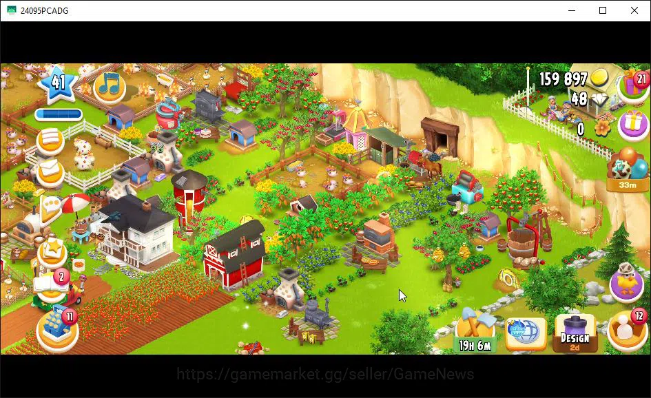 Hay Day Accounts Level 41 | Barn Storage 1100 + Silo Storage 625 |  image 4