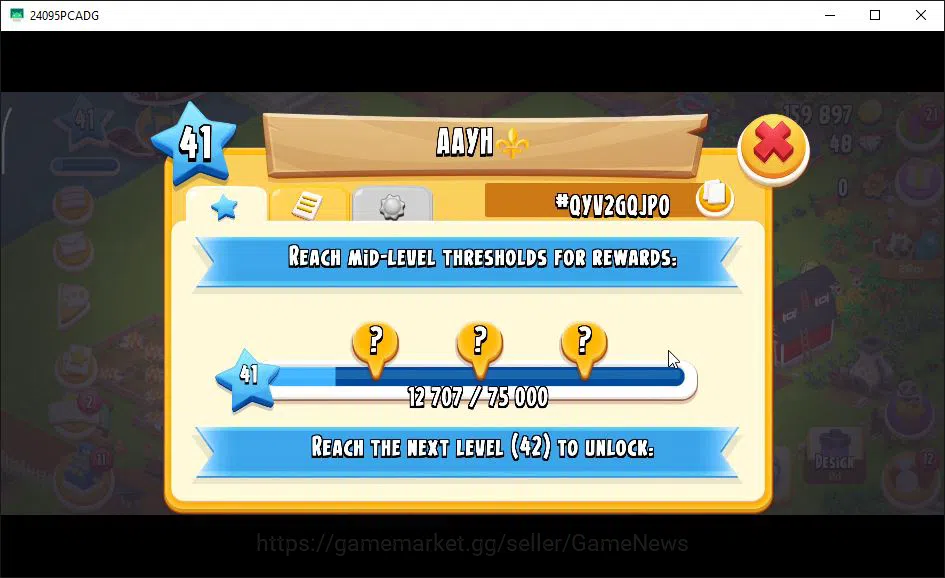 Hay Day Accounts Level 41 | Barn Storage 1100 + Silo Storage 625 |  image 7