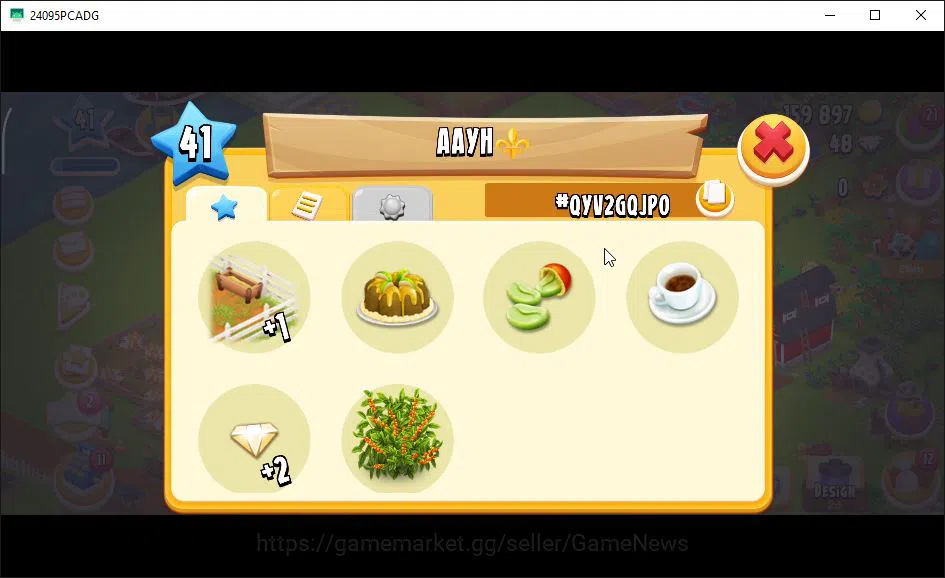 Hay Day Accounts Level 41 | Barn Storage 1100 + Silo Storage 625 |  image 8