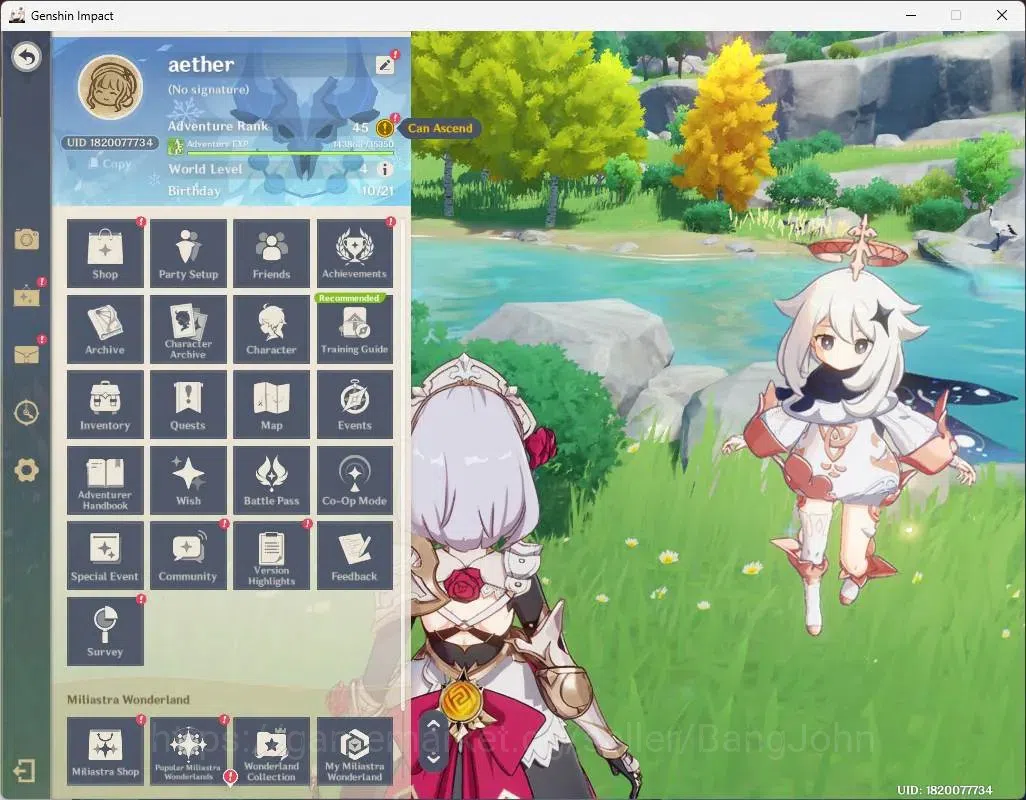 Genshin Impact Accounts Asia | AR 45|2 limit|Varesh, Lauma|4 Other *5(Jean image 2
