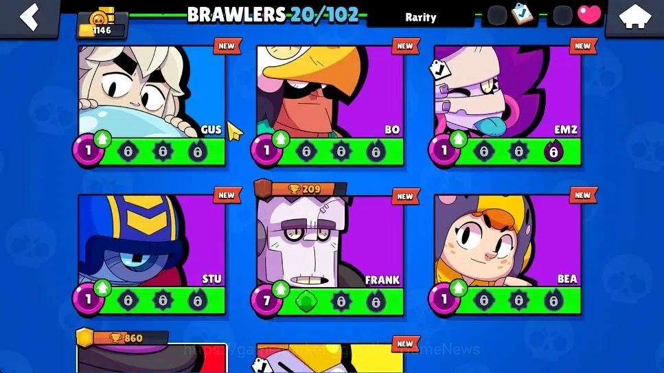 Brawl Stars Accounts 1146 Trophy|8770 Bling|20 Brawlers 1 Max Lvl [Mort image 11