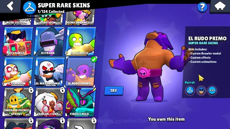Brawl Stars Accounts 1146 Trophy|8770 Bling|20 Brawlers 1 Max Lvl [Mort image 13